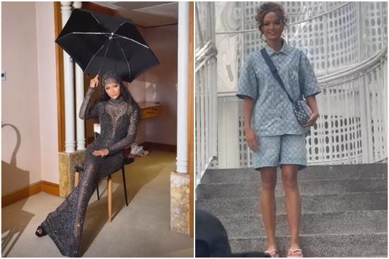 H'Hen Niê tưởng kín đáo mà siêu hở đi chấm sơ khảo Hoa hậu Hoàn vũ