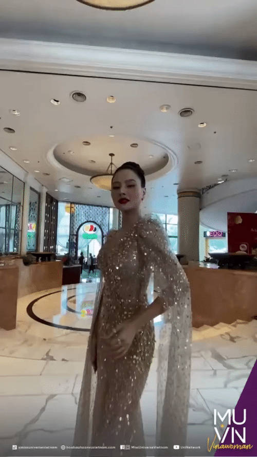 Vũ Thu Phương bị chơi xấu không được báo dresscode Miss Universe?-1