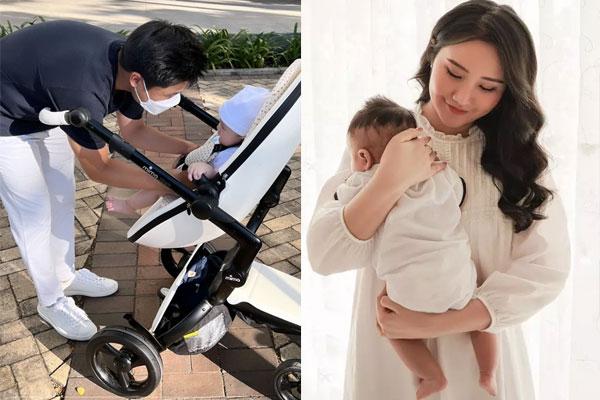 Phan Thanh and his wife took their children to play, when they heard the price of the stroller, they were shocked
