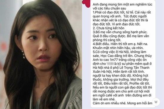 Trai tìm người yêu tiêu chí 'toàn diện như trong sách' khiến gái chạy xa