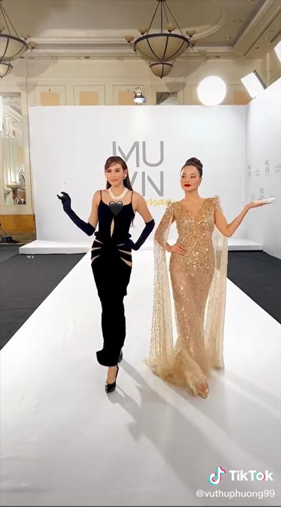 Vũ Thu Phương bưng bánh trôi đi catwalk thách thức antifan?-3