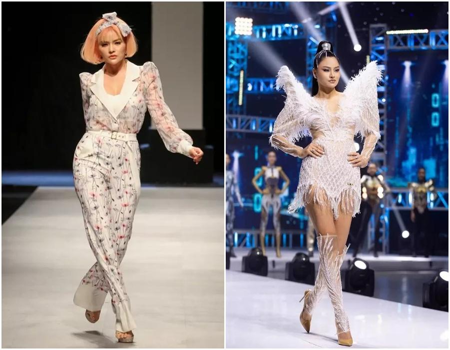 Vũ Thu Phương bưng bánh trôi đi catwalk thách thức antifan?-2