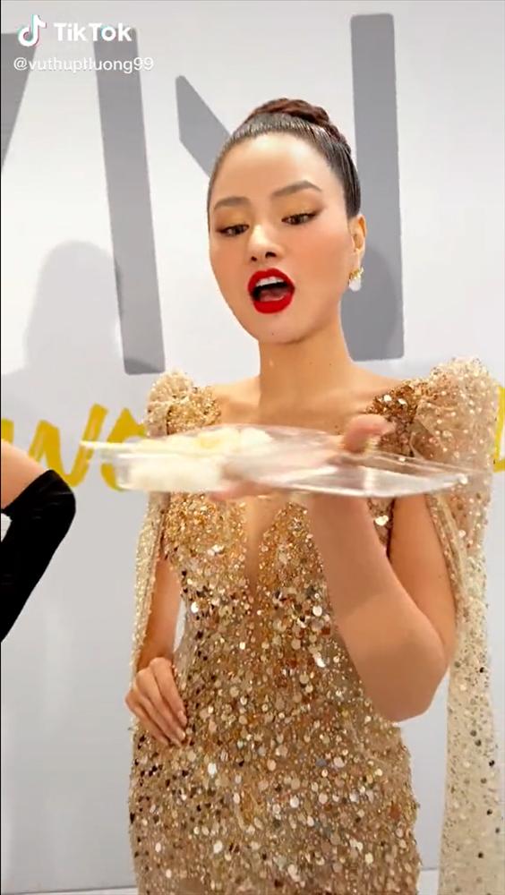 Vũ Thu Phương bưng bánh trôi đi catwalk thách thức antifan?-6