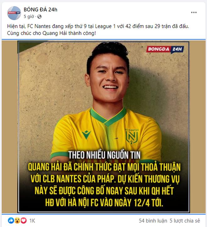 Rumor has it that Quang Hai has reached an agreement with Nantes, how true is it?-2
