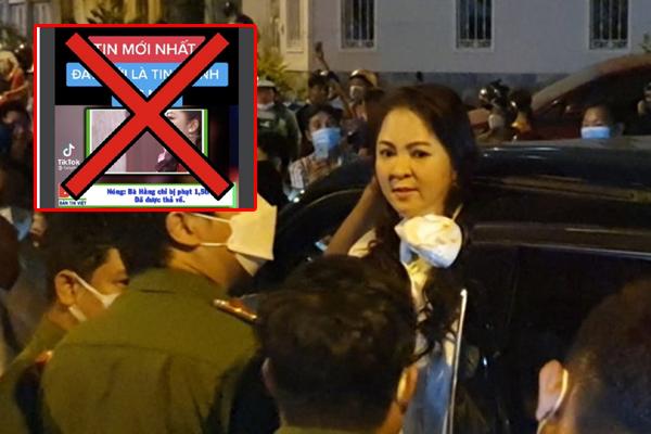 Investigate the person who spread the rumor that Phuong Hang has been released