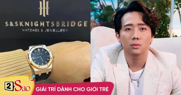 Dizzy with the price of the newly bought MC Tran Thanh watch