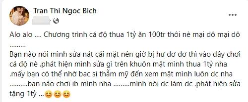 Ngoc Trinh's sister gave 1 billion to the person who proved she fixed her face-2