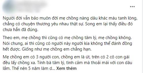 Hàng xóm cạnh khóe dâu trèo lên đầu, mẹ chồng đáp câu ấm lòng-1