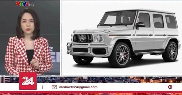 Bản tin VTV xuất hiện từ khóa nương tựa, hình ảnh xế hộp G63-2