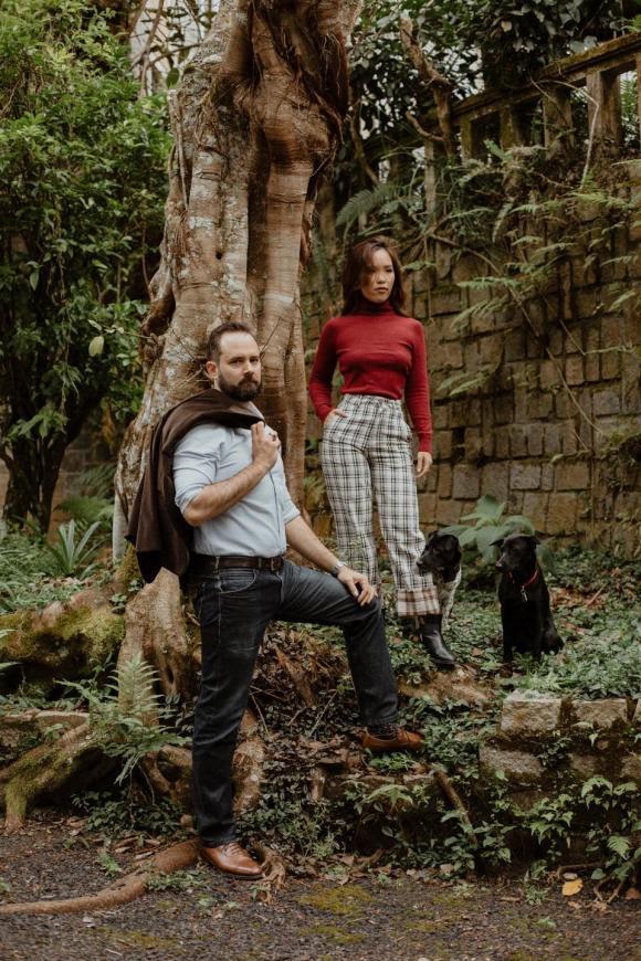 Em gái Hà Anh tung ảnh cưới với chồng Tây, bất ngờ lý do chốt cưới-2