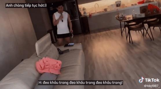 Hari Won cực căng khi Trấn Thành hát không khẩu trang dù mắc Covid-3