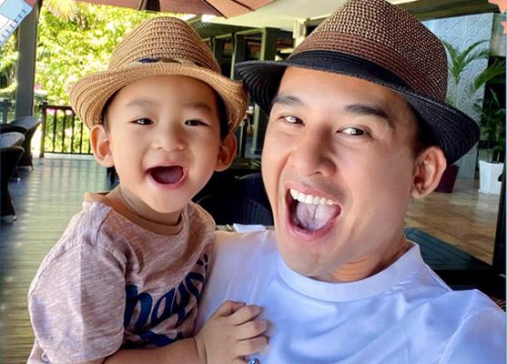 Lương Thế Thành chăm sóc con trai thế nào khi vợ vắng nhà?-1