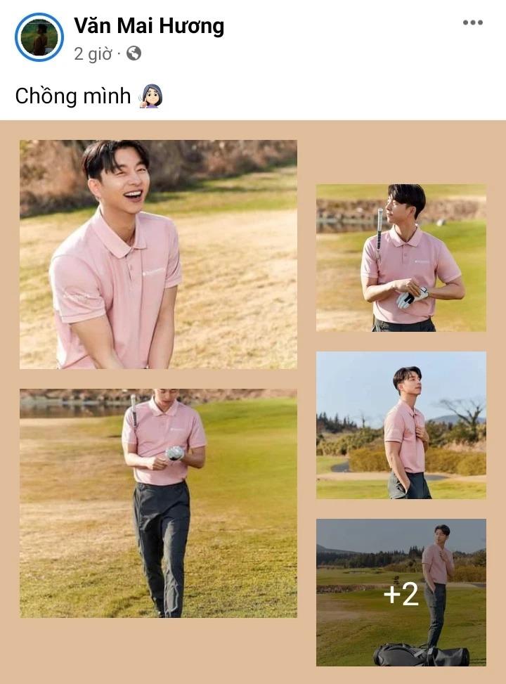 Văn Mai Hương công khai chồng trên sân golf-1