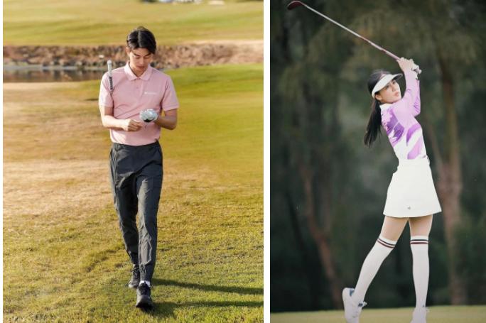Văn Mai Hương công khai chồng trên sân golf-3