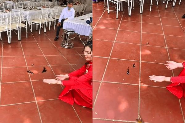 Đôi bướm xuất hiện trong lễ ăn hỏi lại tiếp tục có mặt dự đám cưới-5