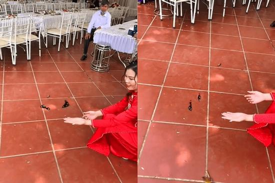 Đám cưới xuất hiện đôi bướm lạ, netizen nghi cô dâu chiêu trò