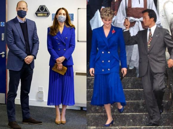 Princess Diana - Kate: The mother-in-law - daughter-in-law loves to wear matching clothes-1