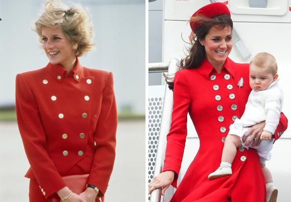 Princess Diana - Kate: The mother-in-law - daughter-in-law loves to wear matching clothes-5