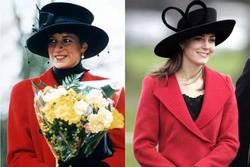 Công nương Diana - Kate: Cặp mẹ chồng - nàng dâu thích mặc đồ 'đụng hàng'