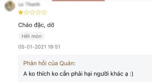 Bị review cháo ngọt vị mì chính, chủ quán cháo sườn đáp: Tiễn vong-3