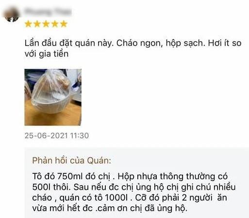 Bị review cháo ngọt vị mì chính, chủ quán cháo sườn đáp: Tiễn vong-7