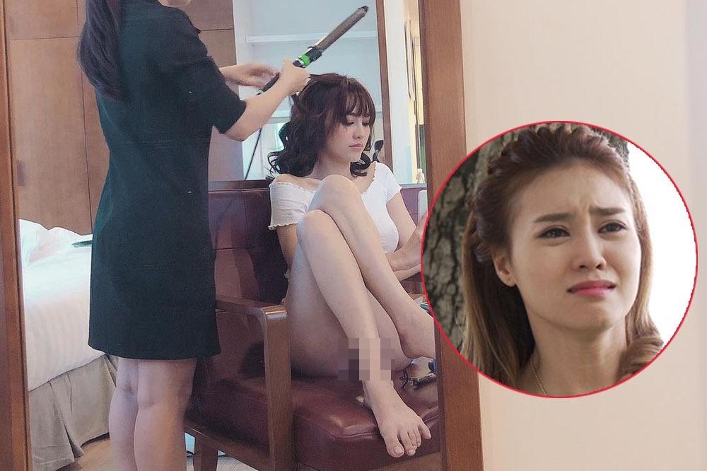 Hết hồn dáng ngồi nữ ca sĩ nổi tiếng Vbiz khi mặc đầm dạ hội-5