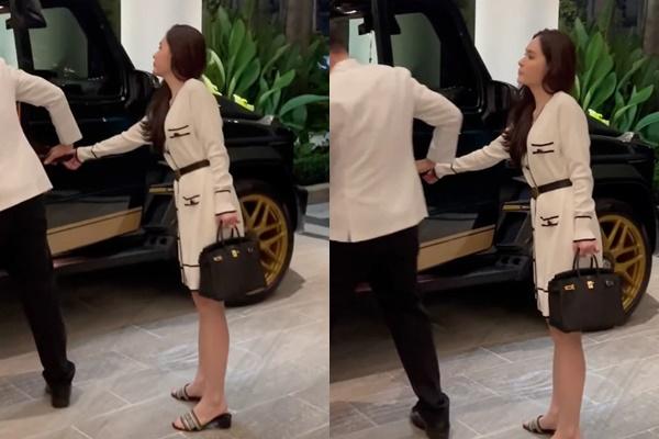 Doan Di Bang was secretly photographed next to G63, how is her beauty