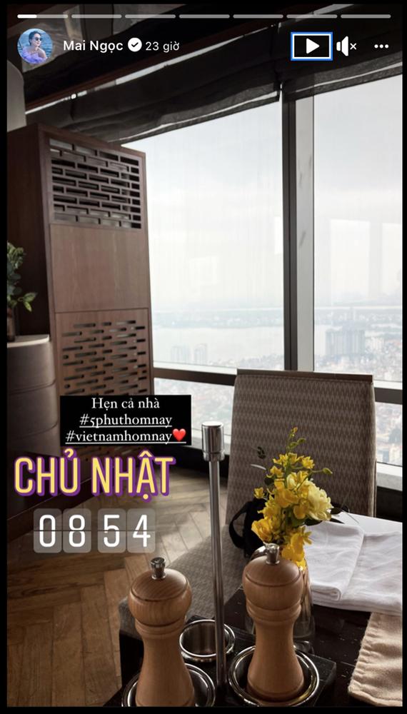 Sau giờ lên sóng, Mai Ngọc xả vai khoe dáng bay nuột nà-2