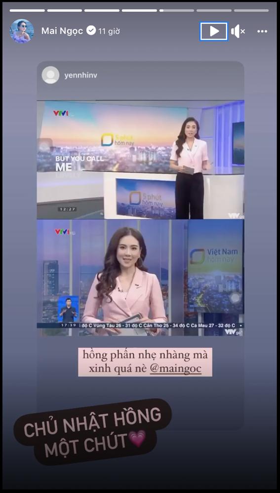 Sau giờ lên sóng, Mai Ngọc xả vai khoe dáng bay nuột nà-5