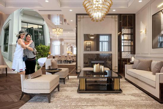 Tặng bố mẹ biệt thự 300m2, Đoàn Di Băng show nội thất đắt đỏ