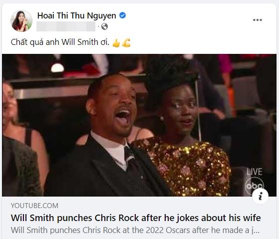 Bao nhiêu sao Việt vỗ tay cho cú tát đồng nghiệp của Will Smith?-5