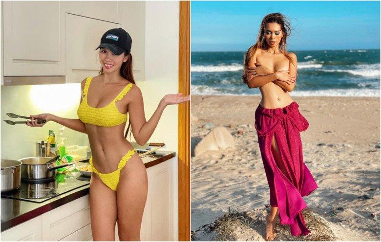 Hà Anh nhiều pha gây điếng người vì kiểu váy xẻ tà lộ vùng cấm-9