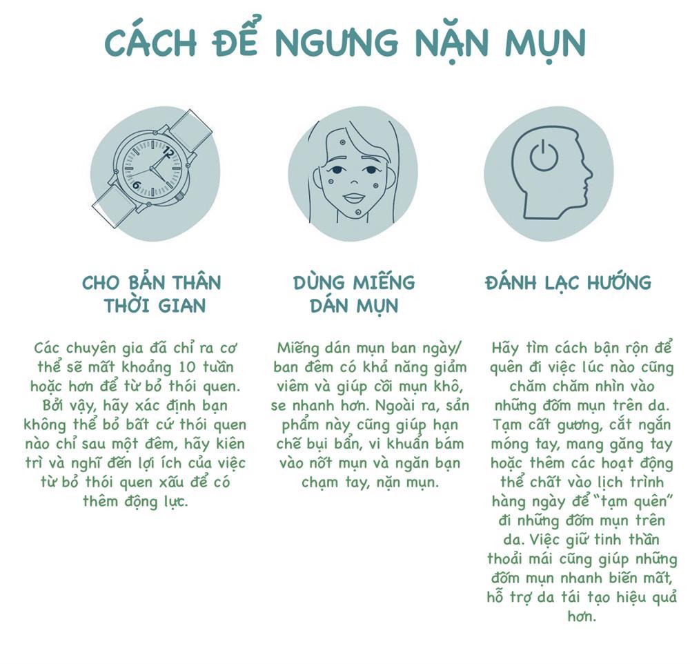 Mẹo bỏ thói quen dùng tay nặn mụn-1