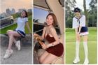 Thời trang chơi golf của hot girl Trâm Anh sexy hơn cả Hiền Hồ