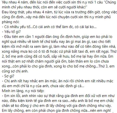 Thanh niên cầu hôn bị bồ phũ: Mình chỉ yêu thôi, em cưới người khác-1