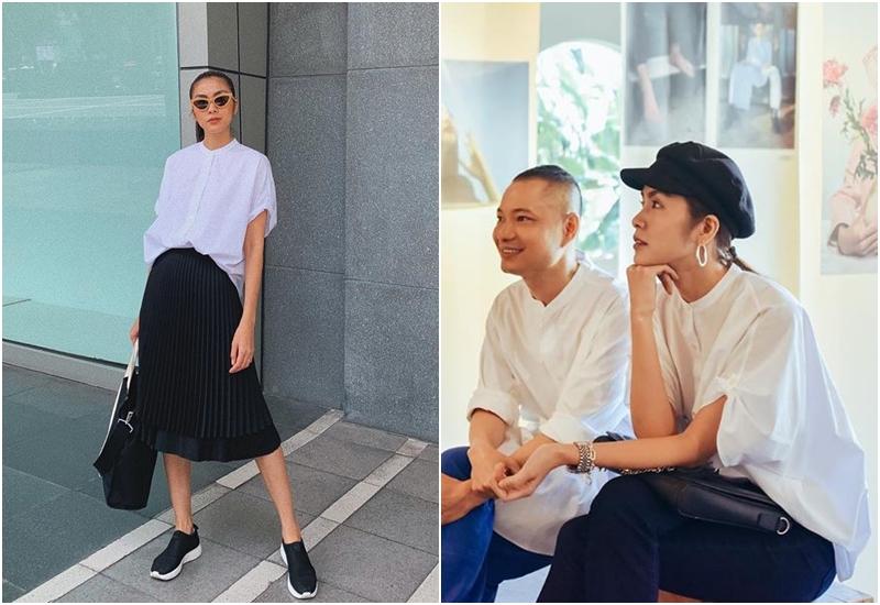 Tăng Thanh Hà mặc lại đồ cũ, mất điểm nhẹ vì đôi chân tong teo-7