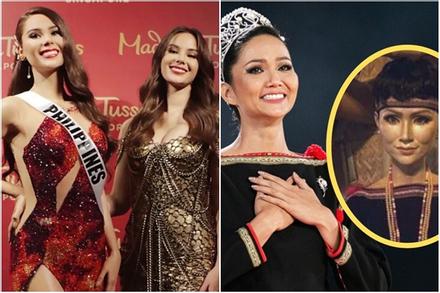 Miss Universe 2018 đọ sắc với phiên bản tượng sáp của mình