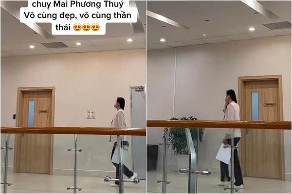 Seeing Mai Phuong Thuy going to the doctor, what does she look like?-3