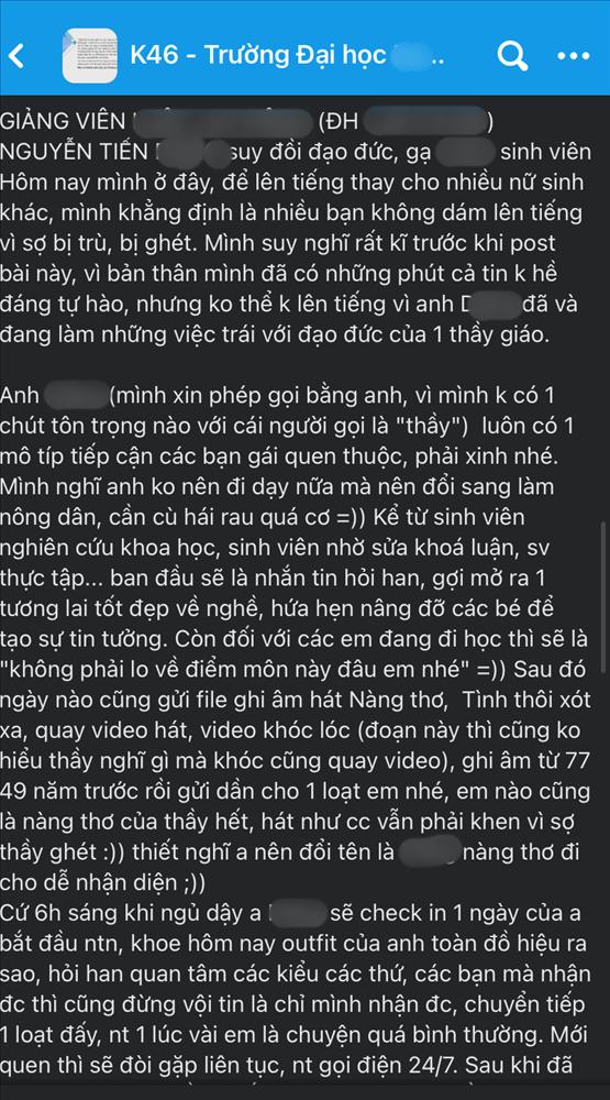 Thầy giáo trường ĐH nổi tiếng bị tố gạ tình, gửi video nhạy cảm-1