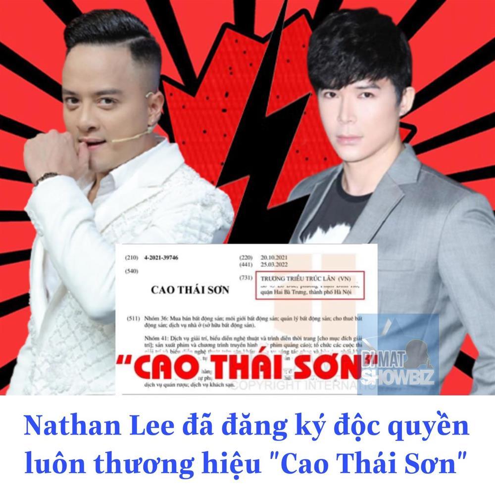 SỐC: Nathan Lee đăng ký độc quyền tên Cao Thái Sơn-2
