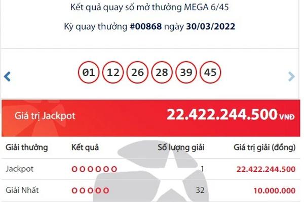 Cuối tháng, có người trúng Vietlott trị giá 1 triệu USD-1