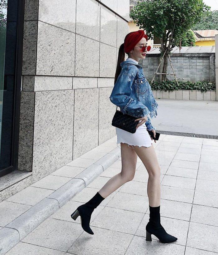 Từ chị đẹp U40 đến Hoa hậu GenZ đều mê mẩn chân váy trắng-10