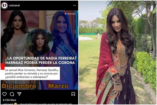 Lan truyền tin Miss Universe 2021 bị tước vương miện vì tăng cân