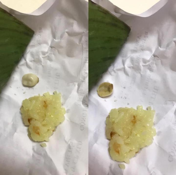 Ăn xôi bất ngờ nhai trúng vật lạ ghê rợn, cô gái quá băn khoăn-2