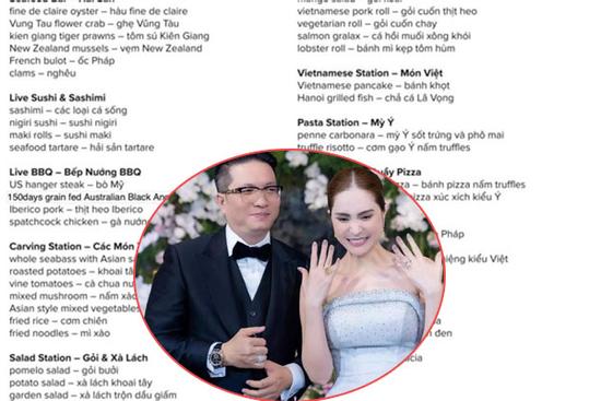 Thực đơn sinh nhật đãi khách chuẩn đại gia của Nguyễn Quốc Vũ