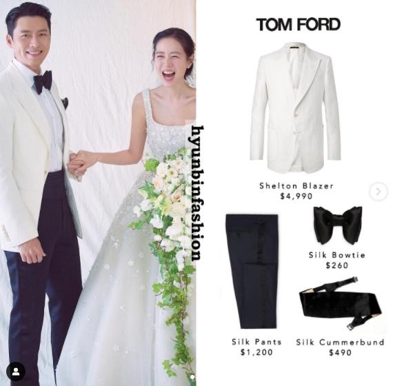 Hyun Bin chi gần nửa tỷ cho 3 bộ suit trong ngày cưới Son Ye Jin-6