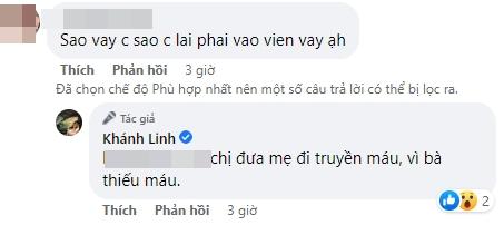 Khánh Linh đưa mẹ nhập viện sau tang lễ anh trai Ngọc Châu-2