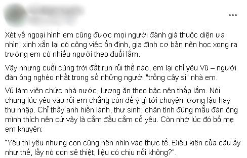 Tưởng lấy chồng chỉ cần yêu là đủ, cô gái bị hôn nhân tát tỉnh mộng-1