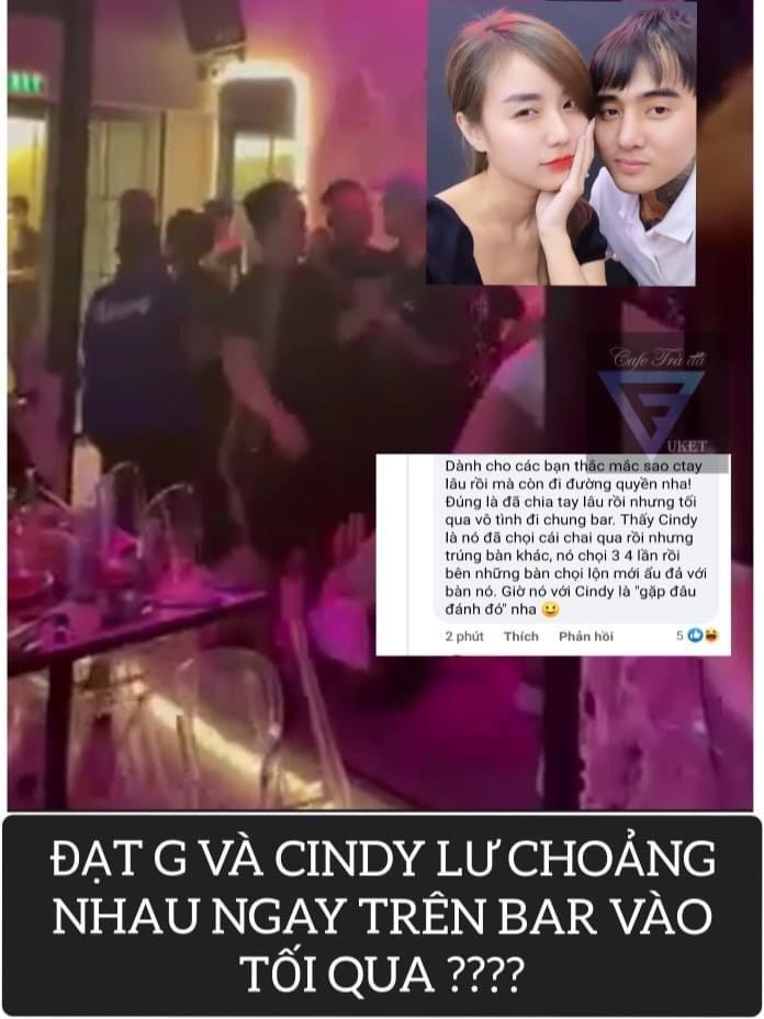 Clip: Đạt G choảng Cindy Lư trên bar, bị đồn gặp đâu đánh đấy?-1