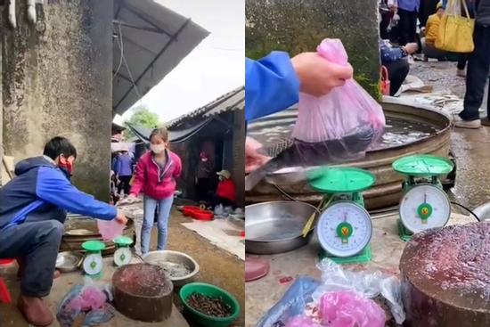 Clip: Chỉ bằng thủ thuật nhỏ, người bán cá 'móc túi' người mua hàng
